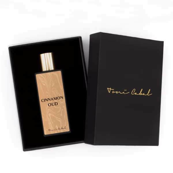 cinnamon oud box 100ml toni cabal daring light perfumes niche barcelona