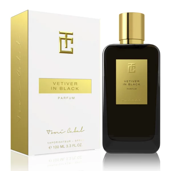 vetiver in black new box 100ml toni cabal daring light perfumes niche barcelona