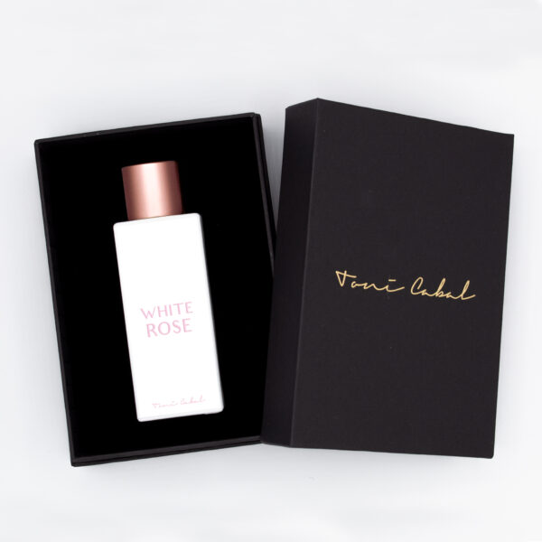 white rose box 100ml toni cabal daring light perfumes niche barcelona